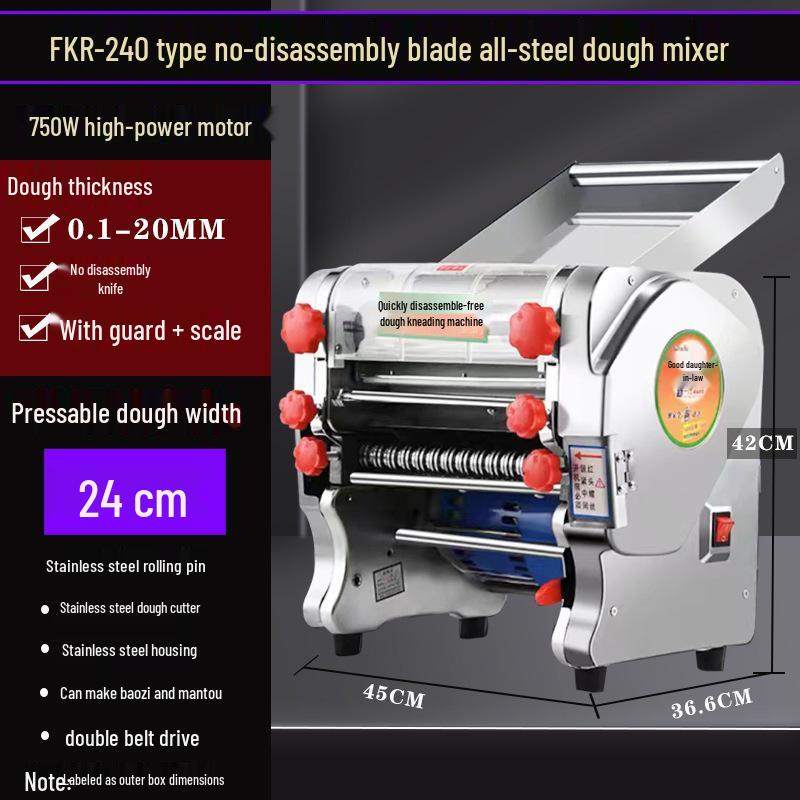 Good Daughter-in-law Automatic Stainless Steel Dough & Noodle Press Machine