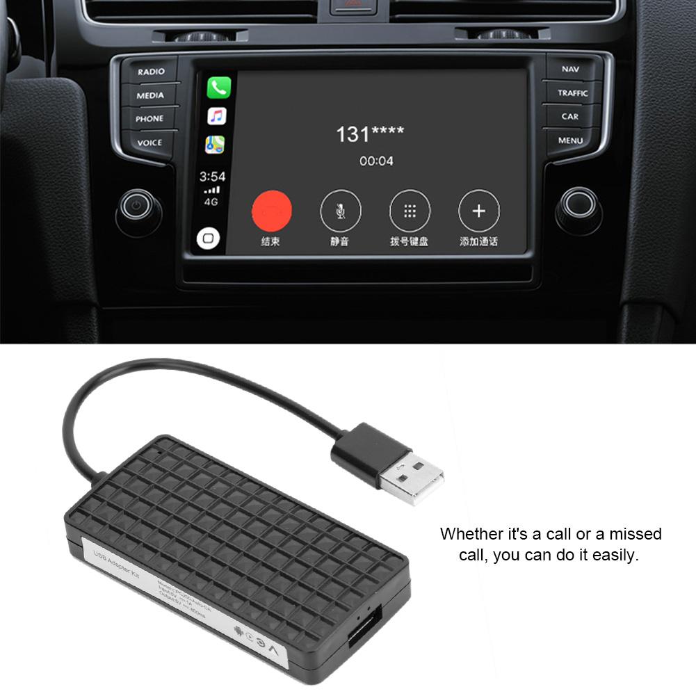 USB Dongle Adapter Carplay Mobile Phone Navigation To Car Screen for Android for IOSBlack