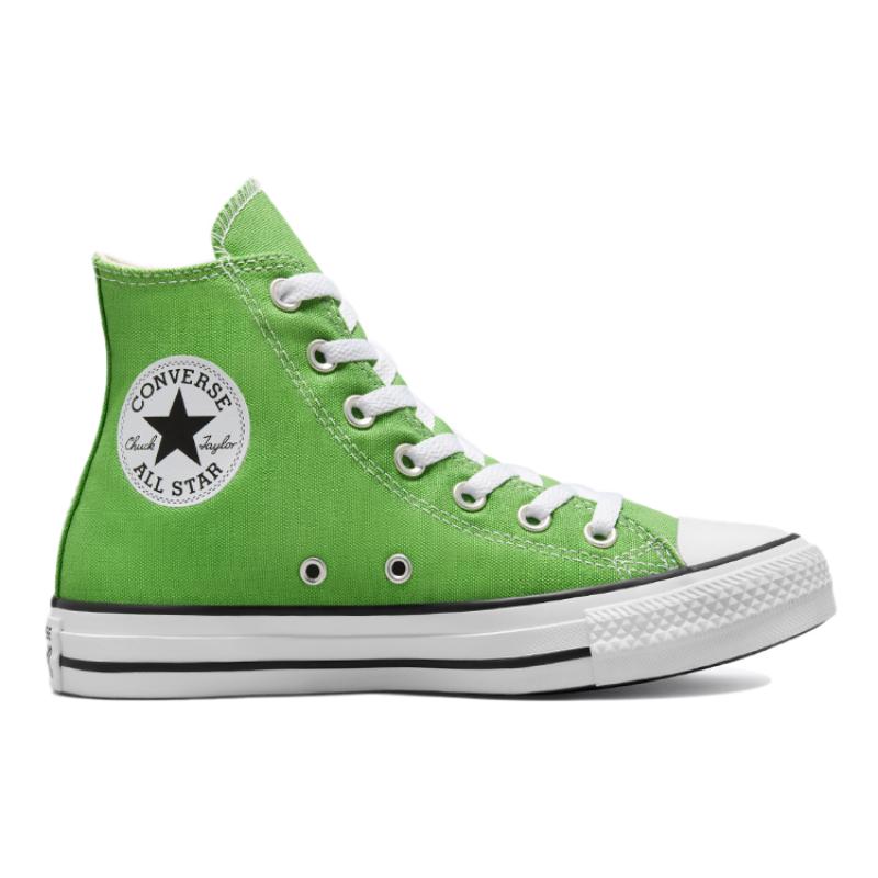 Converse Chuck Taylor All Star Trendy High-Top Canvas Shoes Unisex Green and White