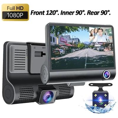 New 1080P Car Driving Recorder 3-channel Video Recorder Rear View Camera Car DVR Car Black Box Accessories High-definition Reversing Video