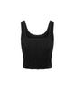 AKEPT Ts01X Pleated Crop Sleeveless [Black]