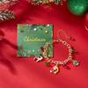 Christmas Series Metal Link Chain Bracelets for Women Santa Claus Xmas Tree Elk Candy Bracelets Party New Year Jewelry Gifts