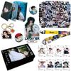 BTS V "LAYO(V)ER" Geschenkbox-Set, Kpop-Idol-Merchandise-Kollektion, Lomo-Karten, Acryl-Ständer, Schlüsselanhänger, Aufkleber, Lanyard, Bestes Geschenk für Army