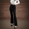 New Arrivals Open Run Women Ruffled Layered Wrap Skirt Bootcut Pants