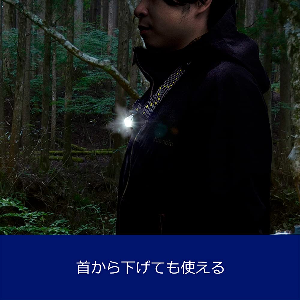 GENTOS LED Headlight 70 Lighting 8 Uses 1 AA Battery Compliant with ANSI Standards Black Width X Depth X Height Mm [Brightness lumens/Practical