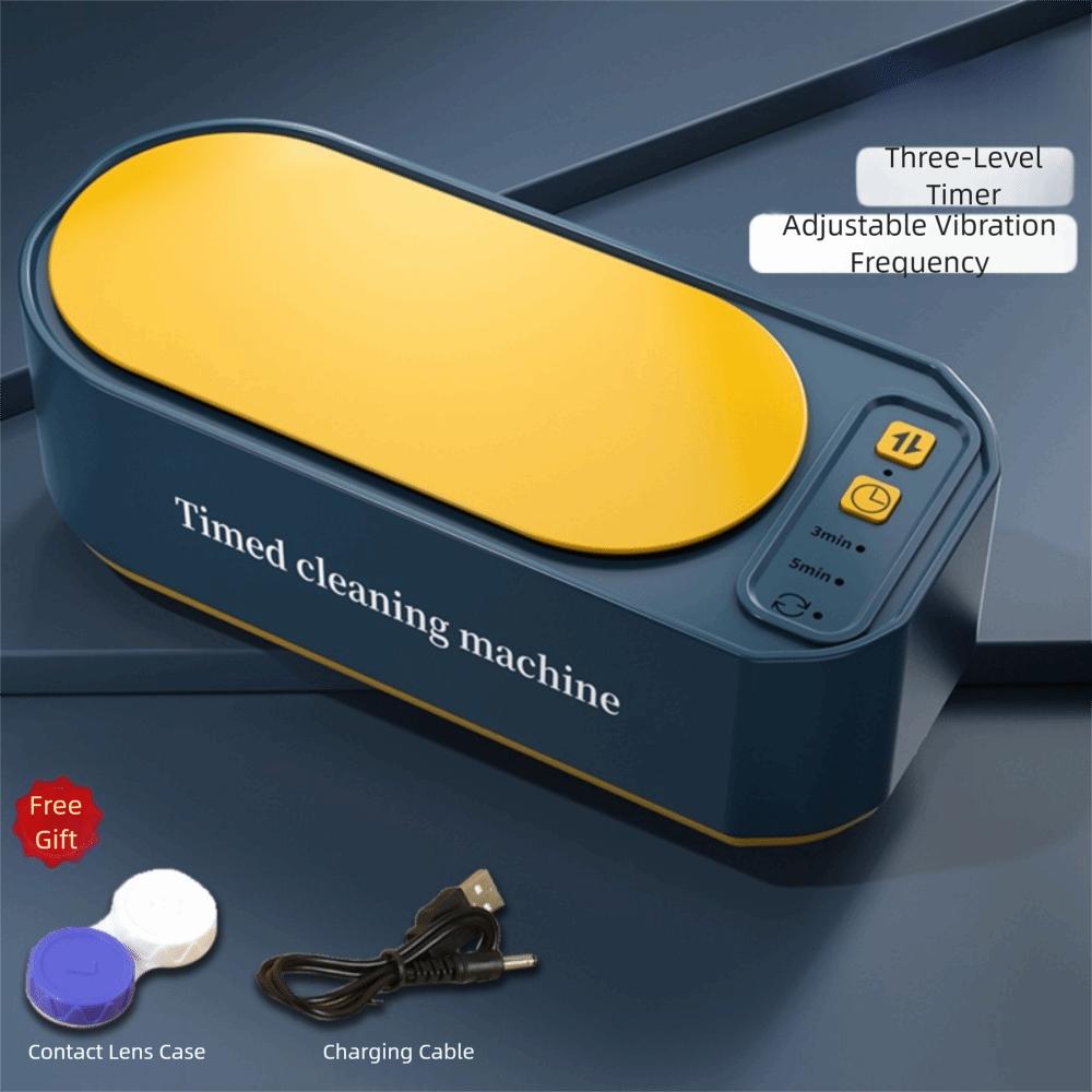 

Перезаряжаемый от USB ультразвуковой очиститель для очков Высокочастотный очиститель для очков Бытовой Green