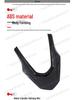 Carbon Fiber Texture ABS Rear Tail Rack Cover for Honda PCX160 Motorcycle