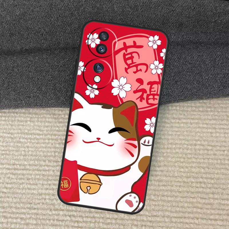 

милый талисман-кошка Чехол Для Honor Magic 7 5 6 Lite Honor 200 Pro X8b X9a X8a X8 X9 X9c X9b 50 70 90 Lite Чехол Honor Magic6 Pro