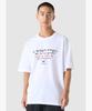 LECOQ X275C Unisex Lettering Short Sleeve T-Shirt - White (Qq323Xrs72)