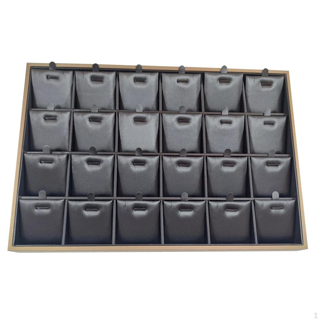 Jewelry Tray Necklace Pendant Display Tray,Organizer Storage Case for Live Broadcasting