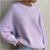 Pull Femme Automne et Hiver Imitation Vison Tempérament Ample Super Doux Tricots Femme Cent Assorti