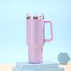 Large Capacity 40oz Insulated Stainless Steel Car Cup with Handle - Portable Outdoor Ice King Cup