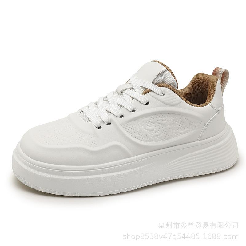 Four Seasons new thick-soled heightening board shoes breathable and non-slip sports and leisure shoes