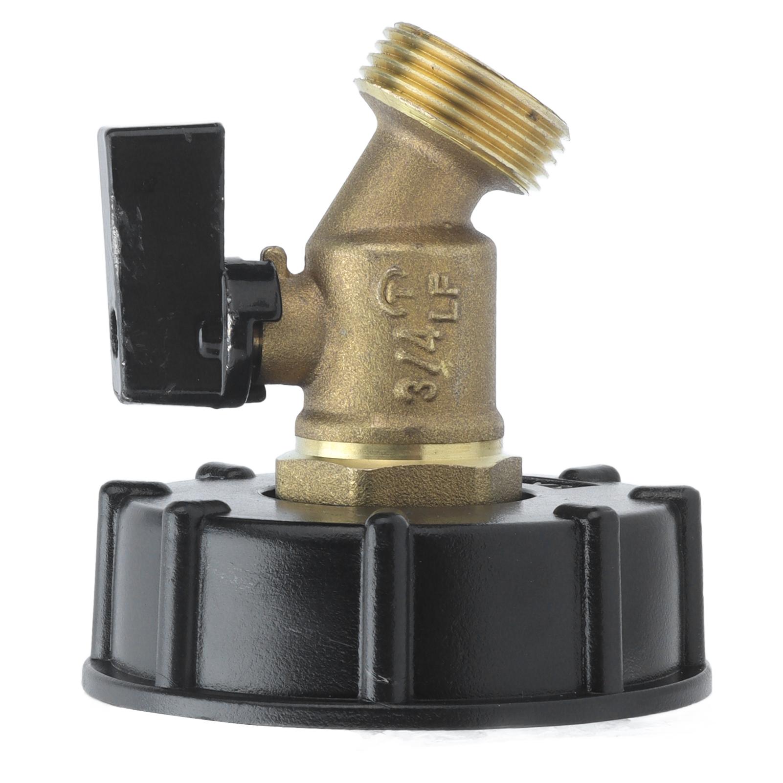 

IBC Tote Tank Adapter Male Thread Drain Hose Connector Faucet Tap Valve Fitting Part