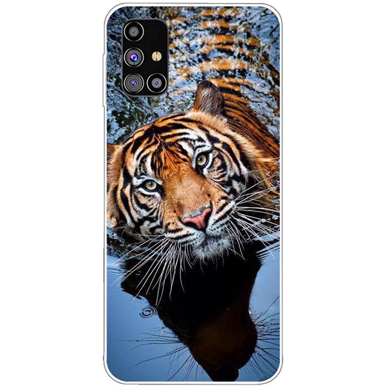 Do Samsung Galaxy A31 A51 A71 Etui Silikonowe Tylne Etui Telefoniczne Do Samsung A315 A515 A715 Miękkie Etui Zderzak Coque z Kreskówką