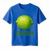 Unisex 100 Cotton Oversize T Shirt Fresh Lime Print Casual Summer Beach Short Sleeve Tee