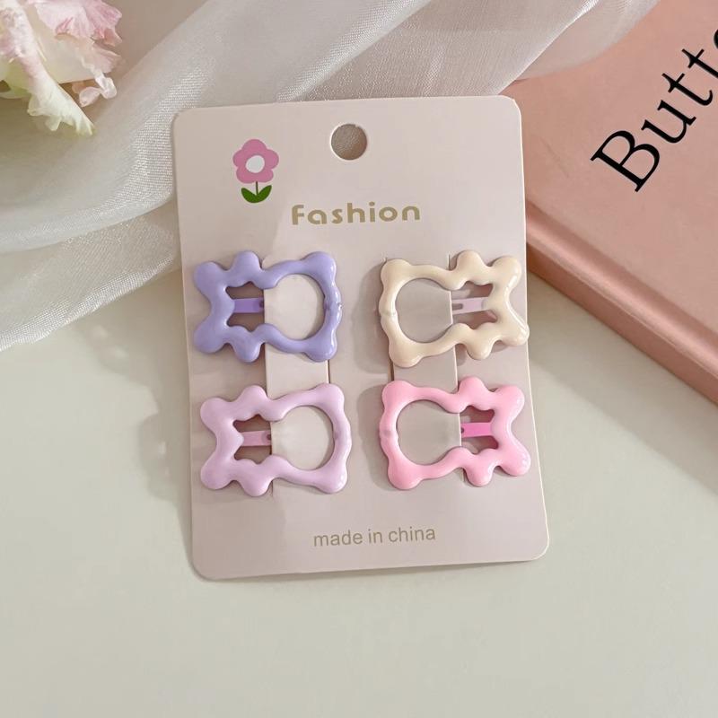 Y2K Dopamine Color Pentagram Small Hair Clip for Women & Kids - Cute Bangs & Side Hair Accessory
