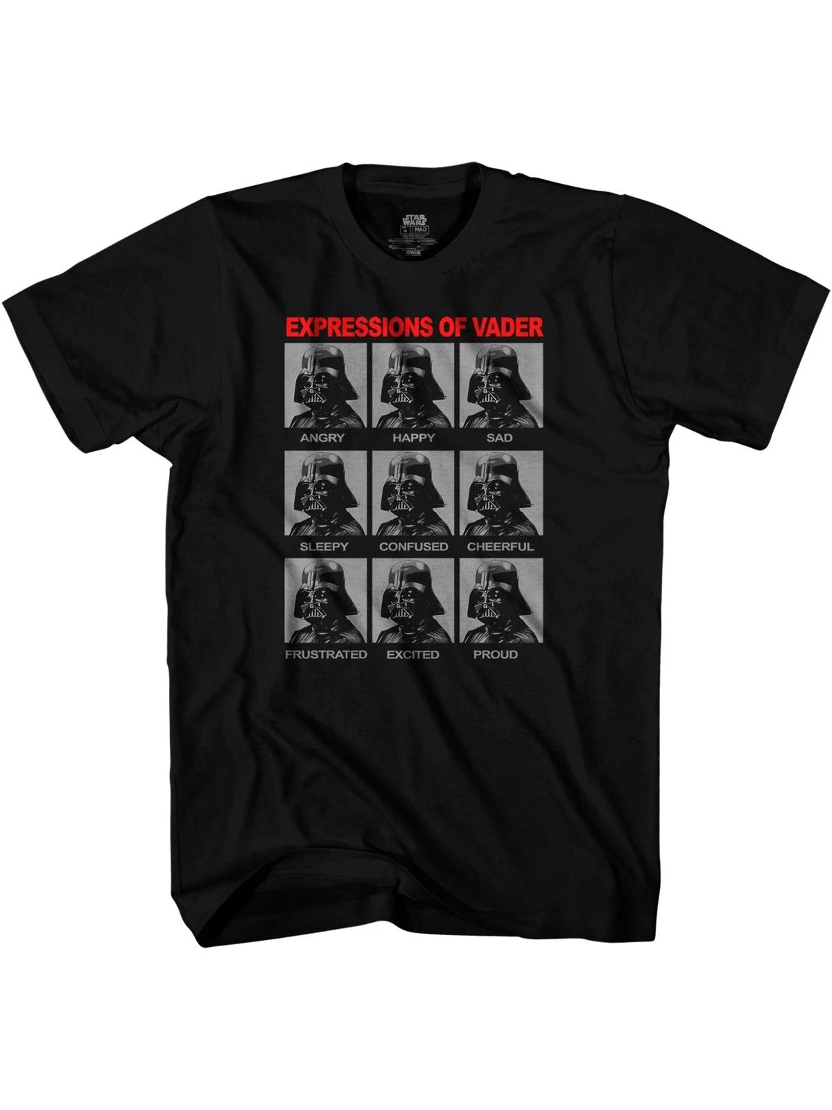 Star Wars Expressions of Darth Vader Officially Licensed T Shirt 100
