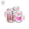 Homlly 3pc Acrylic Clear Cotton Ball and Swab Organizer