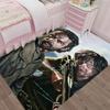 Daryl and Rick Printed Carpet, Rug for Office Chair Living Room Bedroom Kitchen Room Decor Gifts.
