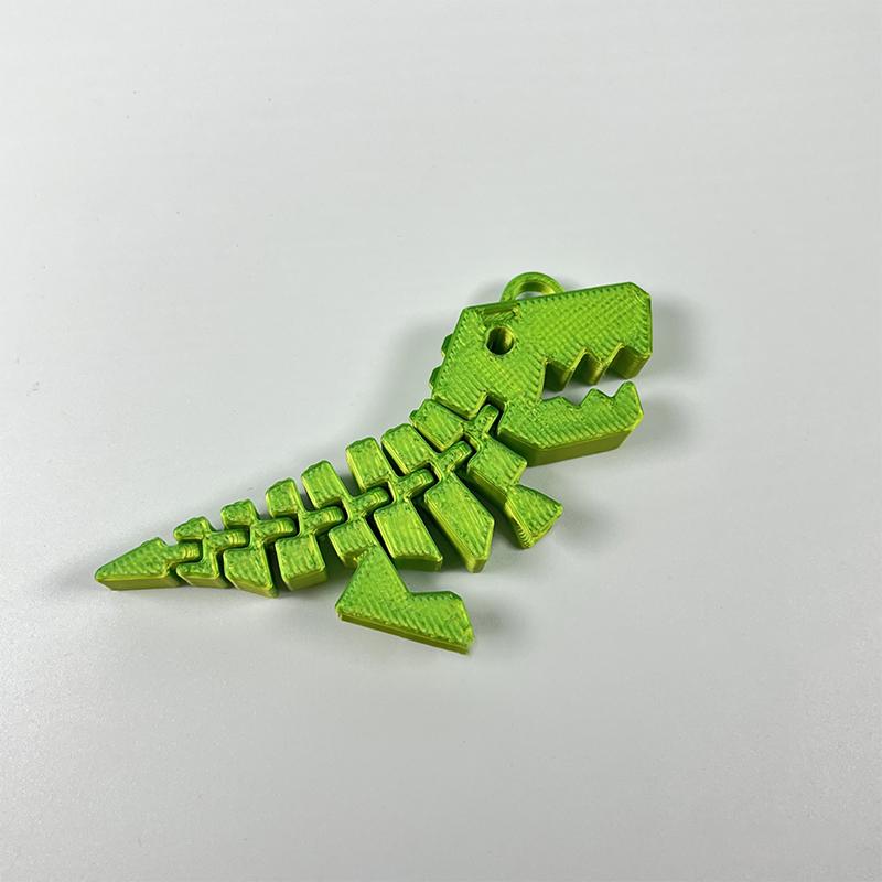 3D Printed Dinosaur Keychain Pendant Multi-Joint Movable Creative Design Decoration Bag Accessories Charm Gift