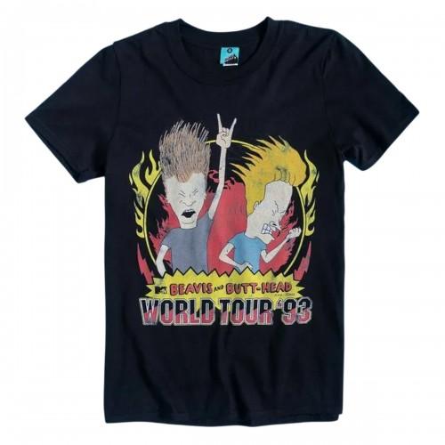 Beavis & Butthead Unisex Adult World Tour 93 Back Print T-Shirt