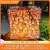 Creative Diy Tulip Flower Sea Cube Three-Dimensional Small Night Lamp Material Package For Girlfriend Couple Girlfriend