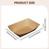 Paper Food Boats Packaging Tray Storage Non Reusable for Dessert Snack Taco