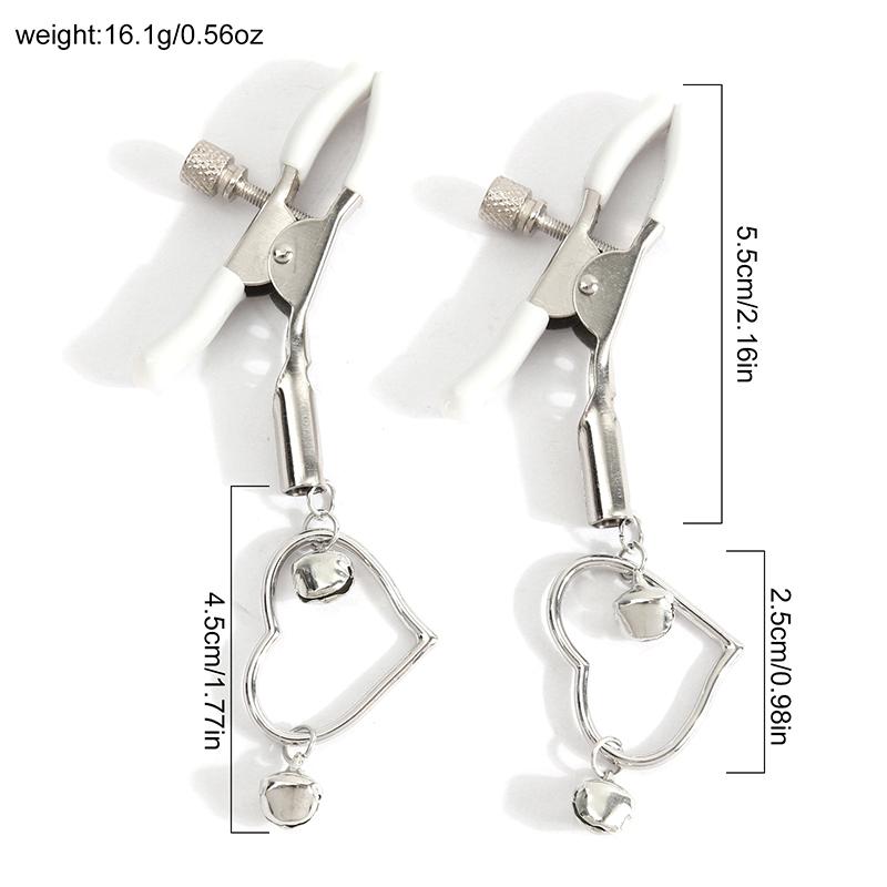 1Pair Nipple Clamps Adult Novelty Sex Product Milk Clip Female Breast Stimulation Clip Massage Sex Toys Couples Lover Game Toys