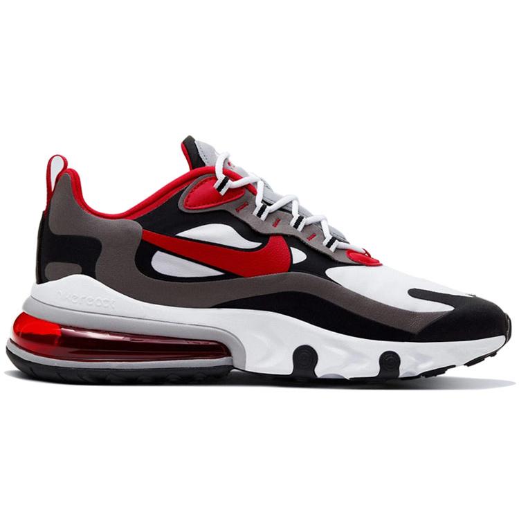 New Nike Air Max 270 React Black Iron Grey University Red CI3866-002