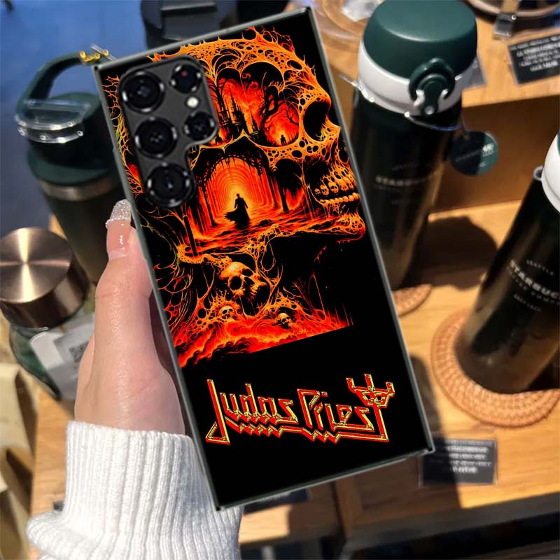

J-Judas P-Priest Band Cases Phone Case for Samsung Galaxy S26 Ultra S25 Edge S24 S23 FE S21 Plus S20 S22 S10 Cover TPU Capa Shel Samsung S22 Ultra