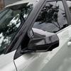 For Geely Cityray 2024 2025 ABS black carbon Side Door Mirror Cover Trim Rearview Mirror Caps Auto Exterior Refit Accessories