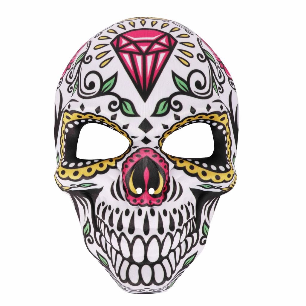 Halloween Mask Ghost Festival Skeleton Sublimation Horror Day of The Dead Skull Face Mask Cosplay Carnival Decorative Props