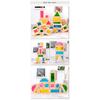 Montessori Transparent Shape Blocks Wooden Toys Rainbow Acrylic Color Cognitive Sensory Building Game Educational Toys for Kids