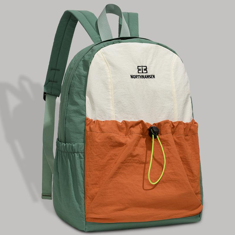 Schoolbag New Versatile Waterproof Lightweight Backpack Women's Sports Outdoor Leisure Large Capacity Middle and High School Student School Bag