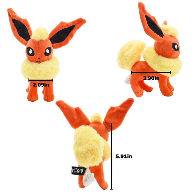 Plush Shiny Gyarados Charizard Mega Rayquaza Hisuian Zorua Ho-Oh Lucario Vileplume Anime Stuffed Peluche Kids Xmas Gift