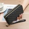 2024 Women's Fashion Wallet: European & American Style, Multi-Card Slot, Double Zipper, Phone Clutch.