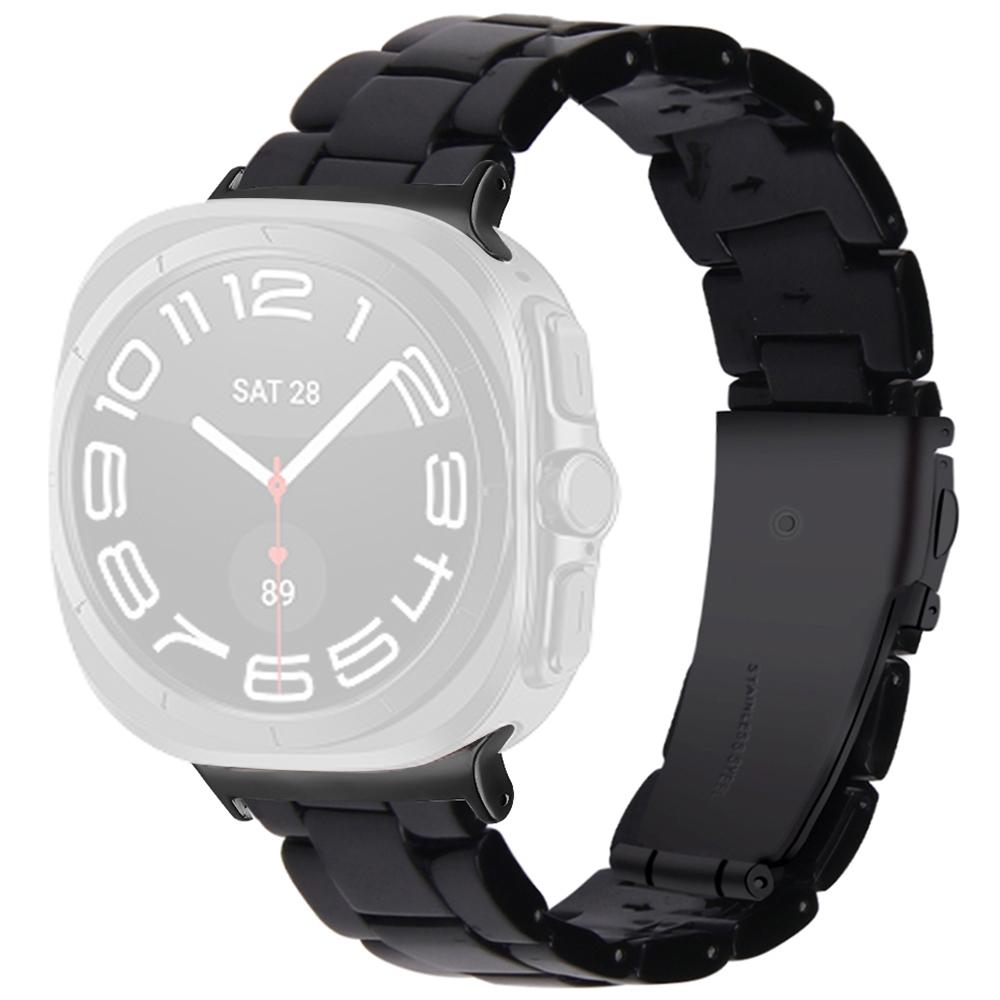 

Для Samsung Galaxy Watch Ultra 47мм Водонепроникний Смола Акрил Ремінець для Годинника Дизайн Пряжки Наручний Браслет Style P