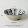 Creative Handmade Ceramic Vintage Rough Rice Bowl Dessert Bowls Breakfast Yogurt Oatmeal Bowl Party Dishwasher Safe Eco-Friendly