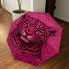 1PC leopard pattern Automatic Open/Close Umbrella Compact Folding Umbrella with 8-Rib Shaft lightweight esign, Fashion Lovers1241A