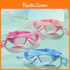 Barnsimglasögon med Öronproppar PC Anti-dimma Simglasögon Ak2191 Rosa Vit Förpackad Stil