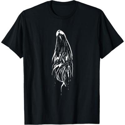Figured Ghost Horror Spooky T-Shirt for Men Women