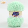DIY Scarf Knitting Kit: Ice Yarn, Thick Coral Fleece, Gift for Her