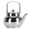 Hammered Finish Stainless Steel Teapot 1L Capacity Stovetop Tea Kettle Serving Tea Pot  Home Use