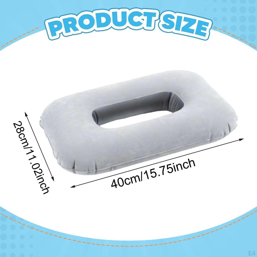 Ear Piercing Pillow Ergonomic Soft Comfortable Foldable Portable Pierced Ears Guard for Living Room,