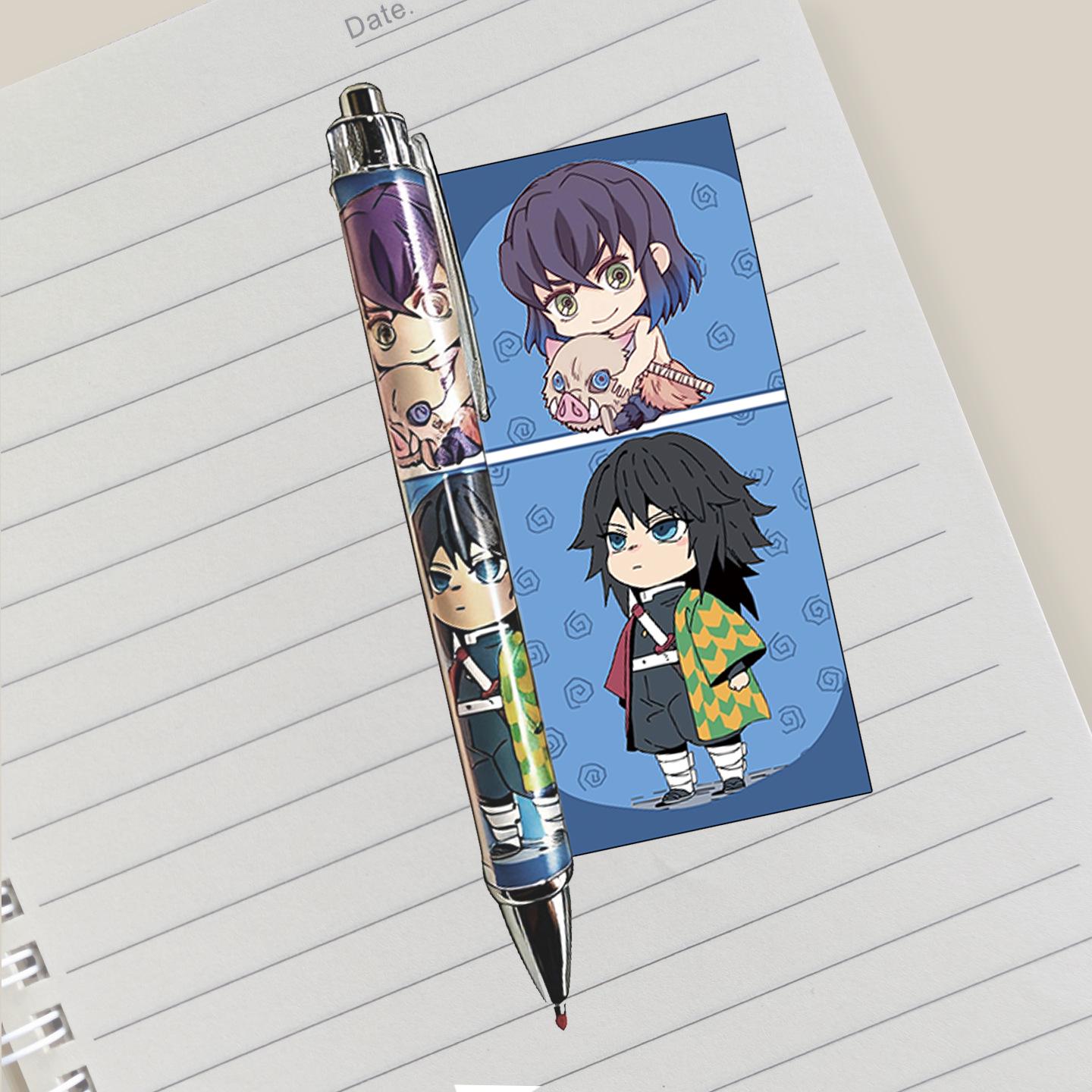 

Anime Cartoon Neutral Press Pen - Cute 0.5mm Black Ballpoint for Students 0.5mm