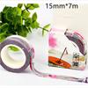Beautiful Wash Tape Flower Plant Japanese Masking Adhesive Tape Decors Scrap Booking Sticker Label