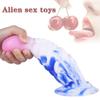 Kobieta Granat Kształt Płynny silikon Penis Anal Plug SM Seks męski i żeński Pary lesbijek Produkty erotyczne