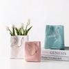 Keramikvase Nordisch Kreatives Einkaufstaschendesign Handtasche Trockenblumenarrangement Einfache Wohnzimmer Simulation Dekoration