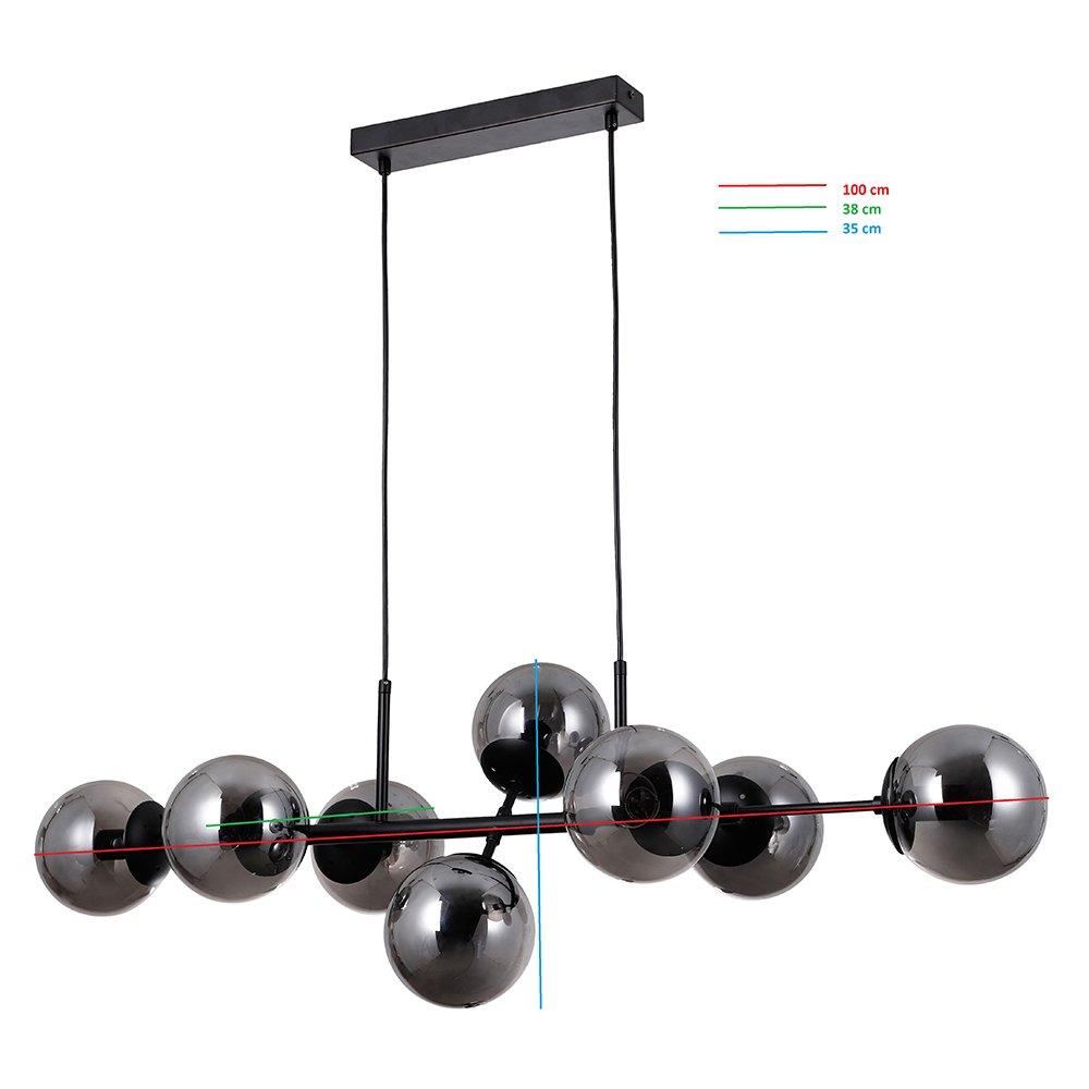 Lampa wisząca MOLITE PND-1098-8-BL Italux